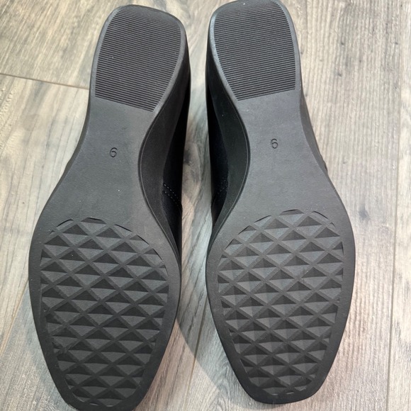 Aerosoles Womens Black Wedge Heel Slip On Shoes‎ Size 9 - Picture 5 of 8